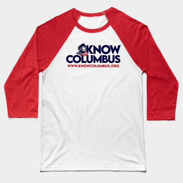 Know Columbus Logo Baseball T-Shirt by Know Columbus